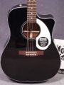 FENDER SONORAN SCE DREADNOUGHT CUTAWAY - SOLID TOP/BACK BLACK